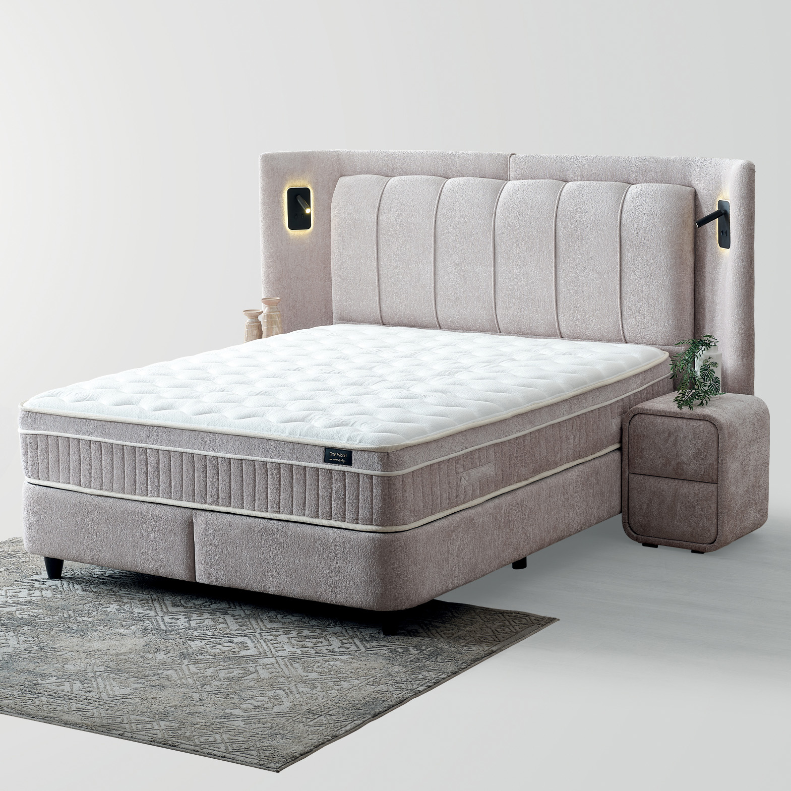 Jenkkisänky JULIA beige - Image 3
