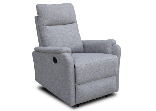 Recliner-nojatuoli TYSON harmaa (sähköinen)
