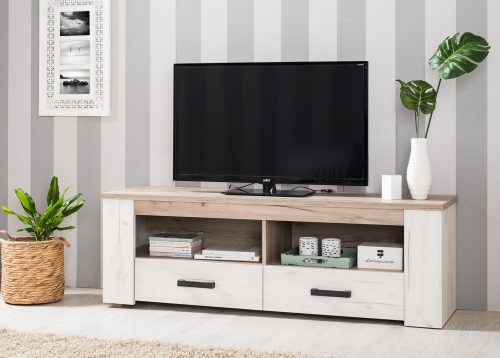 TV-taso KINGSTON 150 valkotammi/harmaatammi