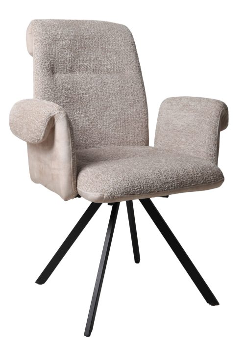 Tuoli LEONORA beige (pyörivä)