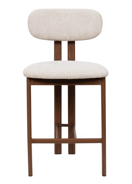 Alternative view of Baarituoli KALLE beige/pähkinä