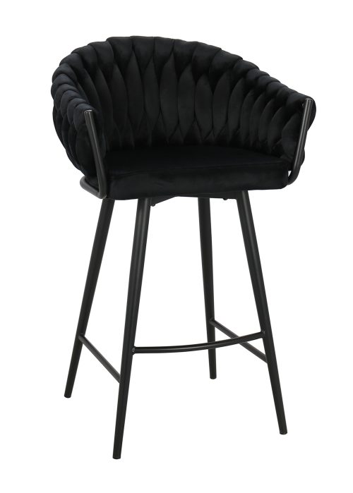 Baarituoli TOPI 70 cm musta