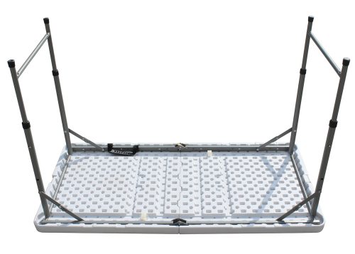 Alternative view of Kokoontaitettava pöytä GIDEON 122 cm valkoinen