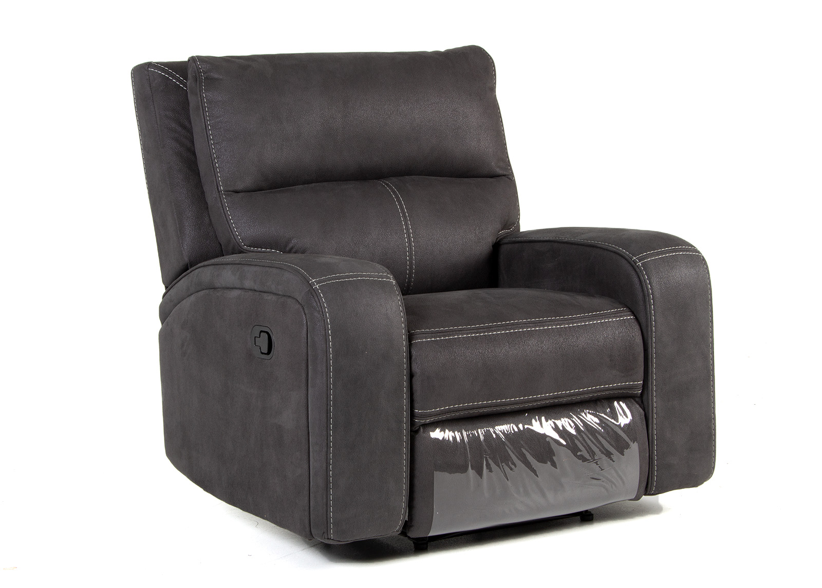 Kulmarecliner-sohva X-500 tummanharmaa - Image 5