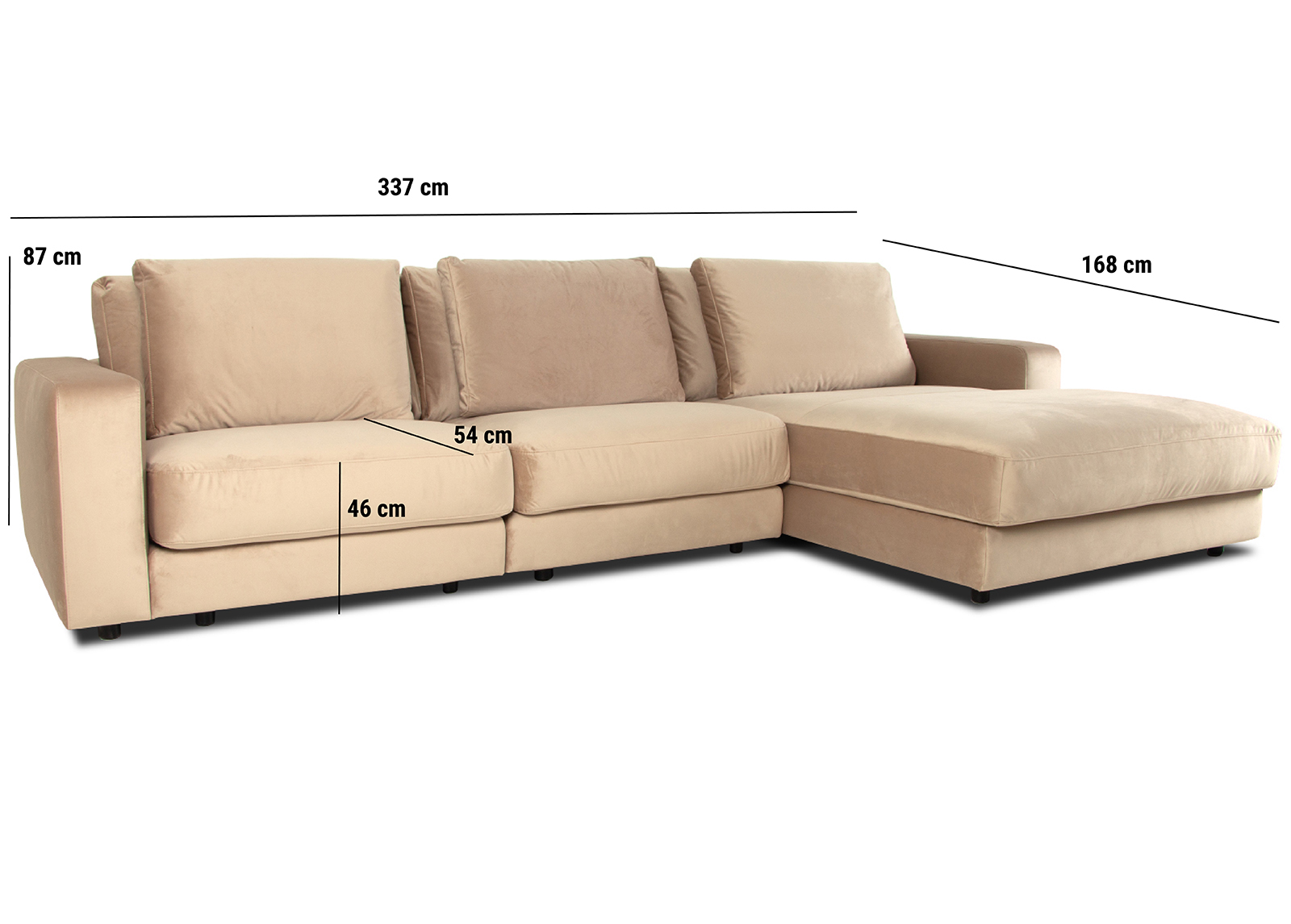 Kulmasohva RICCARDO Set 6 oikea beige - Image 5