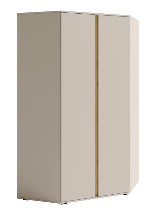 Kulmavaatekaappi LUCIA 2 beige/tammi