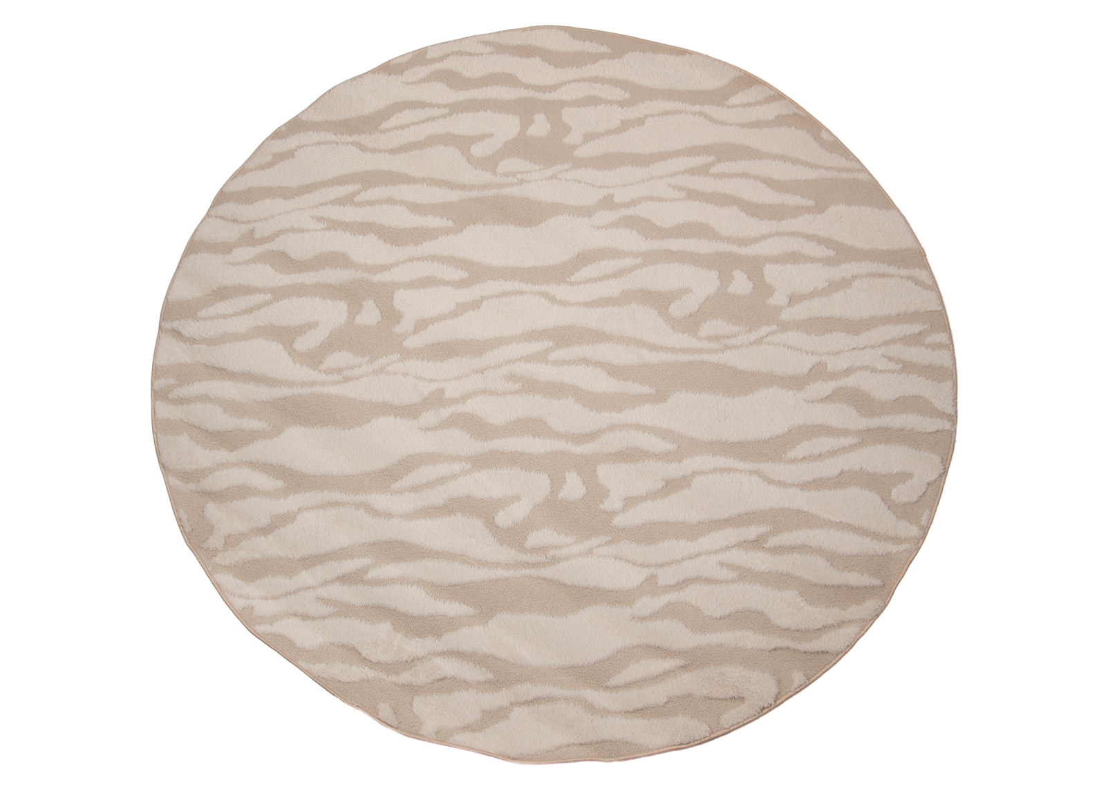 Matto FRANCESCA valkoinen/beige pyöreä