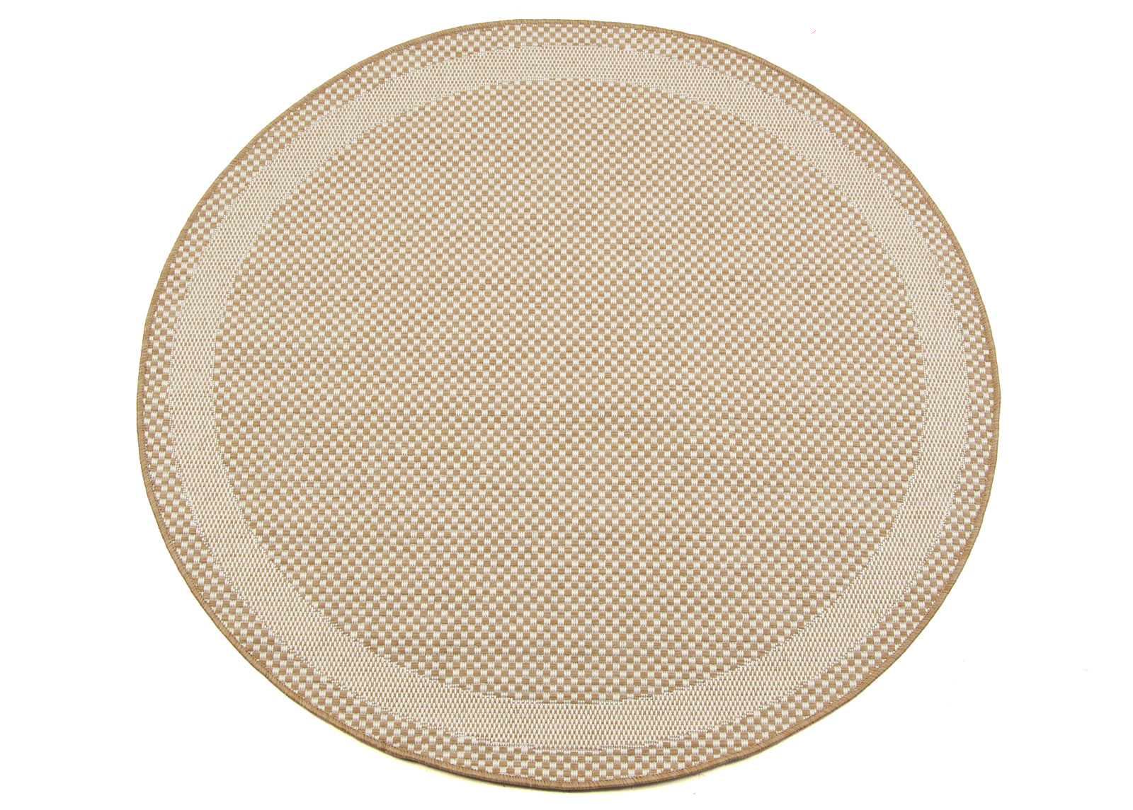 Matto TAPIO beige / hopea / pyöreä