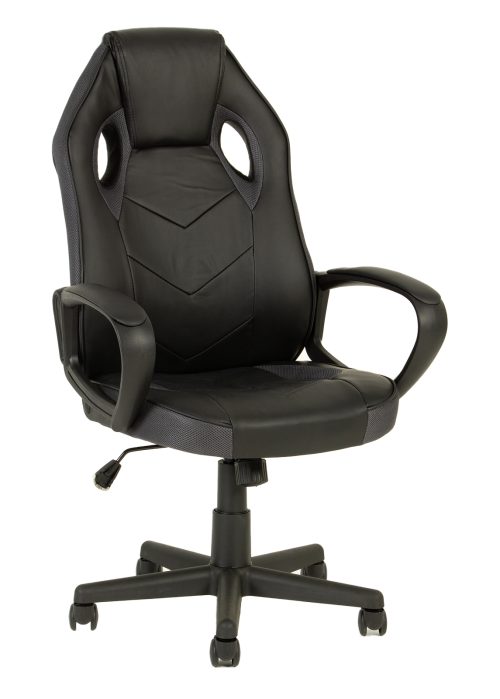 Pelituoli MIKA 611386 musta/harmaa