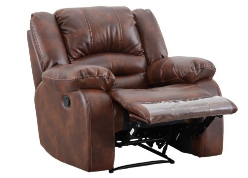 Alternative view of Recliner-nojatuoli VERNON ruskea