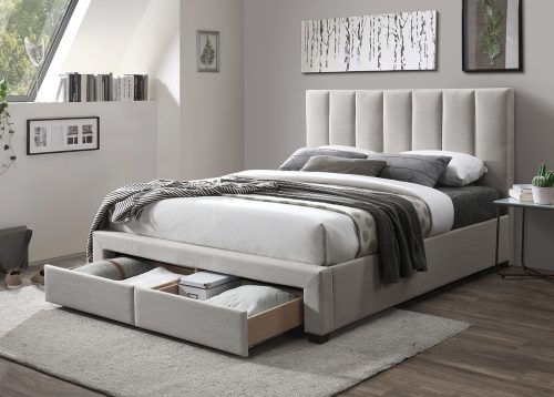 Sänky DARIO beige kangas