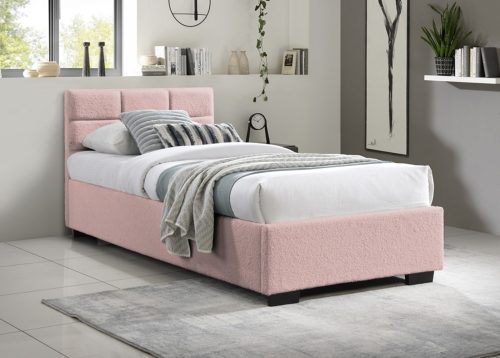 Sänky LÜBECK pinkki boucle