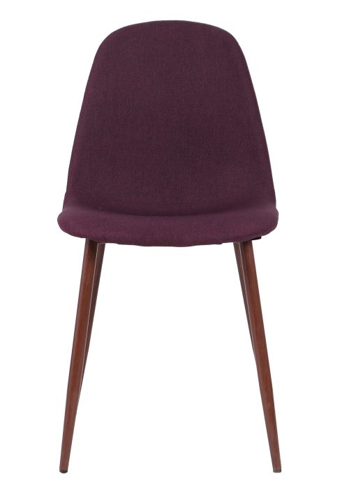 Alternative view of Tuoli BROOKE tummanvioletti/pähkinä
