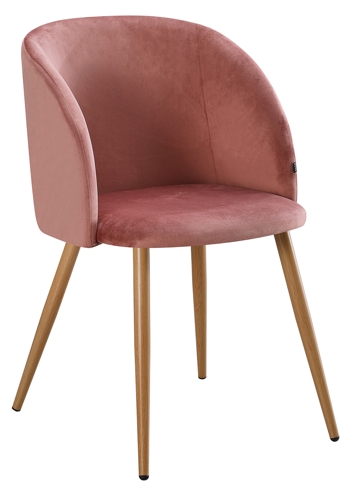 Tuoli CAMILLA pinkki/tammi