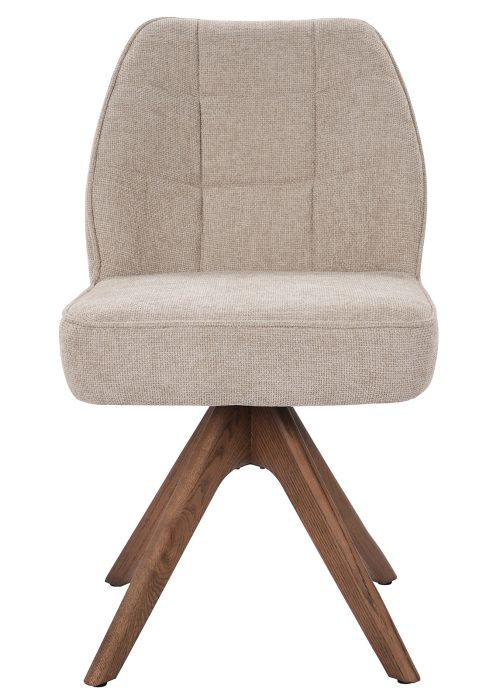 Alternative view of Tuoli ZAK beige/tammi (pyörivä)