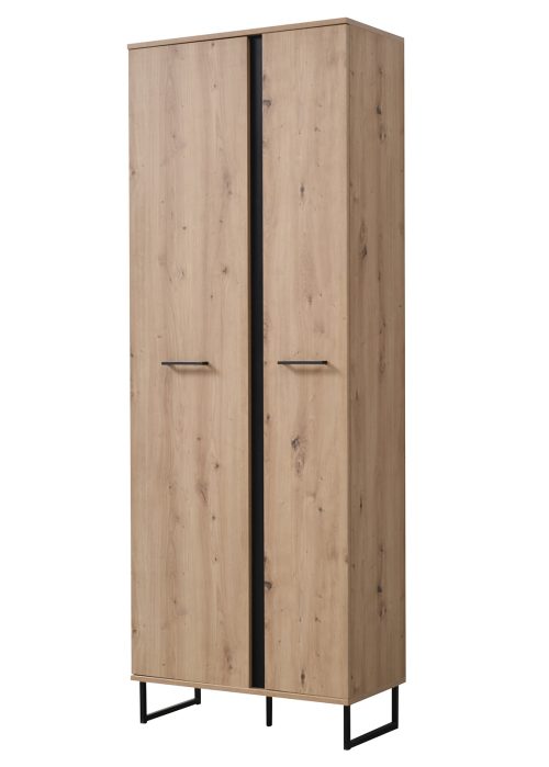 Vaatekaappi SARDI P2 artisan tammi/musta